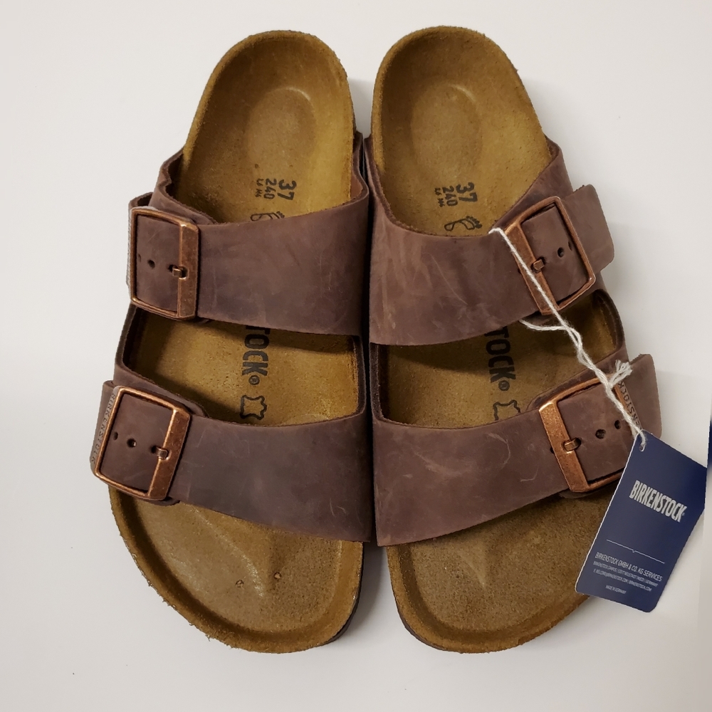 New Birkenstock Arizona Habana Brown Sandals